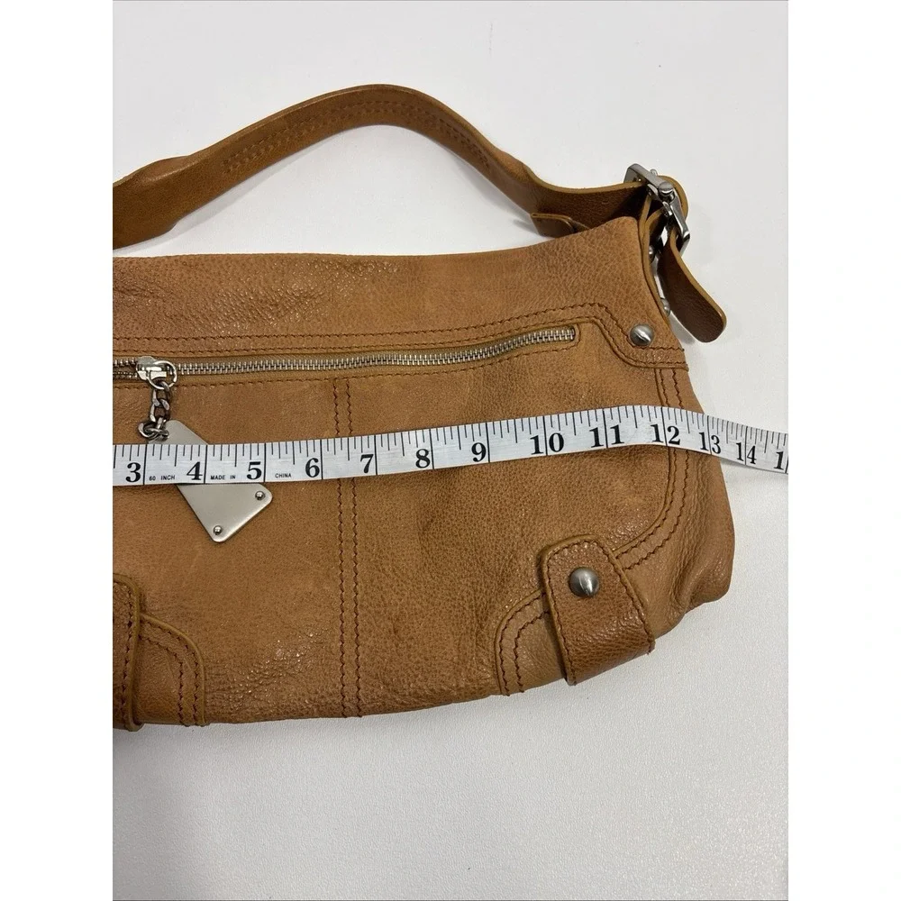 Via Sipiga 100% GOAT Leather Caramel Shoulder‎ Bag